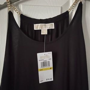 BRAND NEW Michaels Kors Black Top Sz M